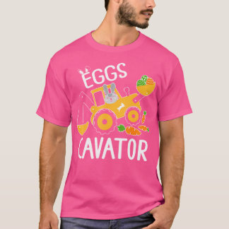 Eggscavator Påskägg Hunt Construction Lastbilar Gi T Shirt