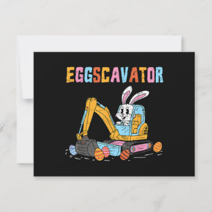 Eggscavator Påskägg Hunt Construction Lastbilar to Inbjudningar