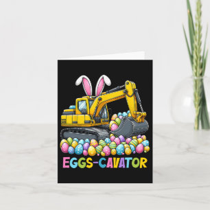 Eggscavator Påskägg Hunt Construction Lastbilar to Kort