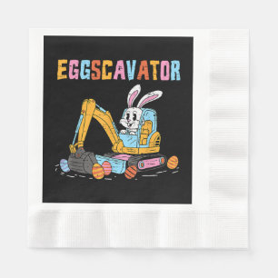 Eggscavator Påskägg Hunt Construction Lastbilar to Pappersservett
