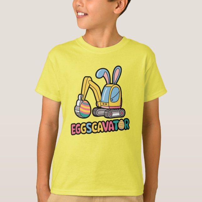 Eggscavator T Shirt (Framsida)