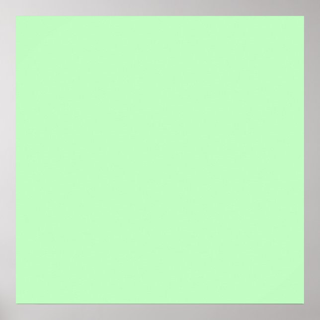 Eggshell Blue-Grönt Pastel Färg - bakgrund Poster (Framsidan)