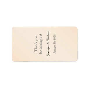 Eggshell Elegance Bröllop Lip Balm-etikett Adressetikett