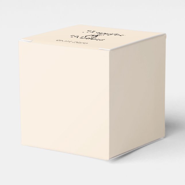Eggshell Elegance Wedor Favor Box Presentaskar (Framsidan Sidan)