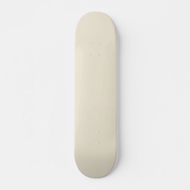 Eggshell Solid Färg Mini Skateboard Bräda 18,5 Cm (Framsida)