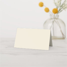 Eggshell Solid Färg Placeringskort