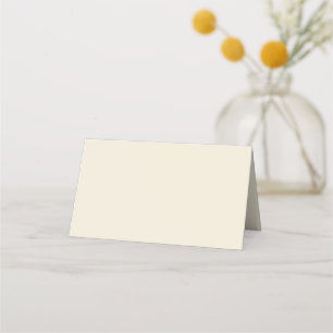 Eggshell Solid Färg Placeringskort
