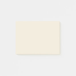 Eggshell Solid Färg Post-it Block
