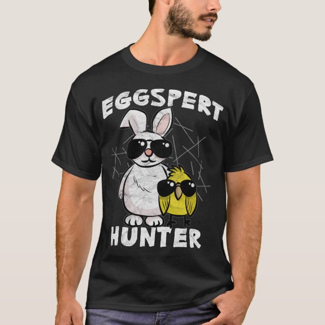 Eggspert jägare t shirt (Framsida)