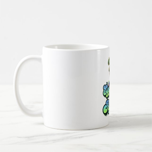 Eggspert Påskägg Hunter Påsk Dinosaur Egg Kaffemugg (Vänster)