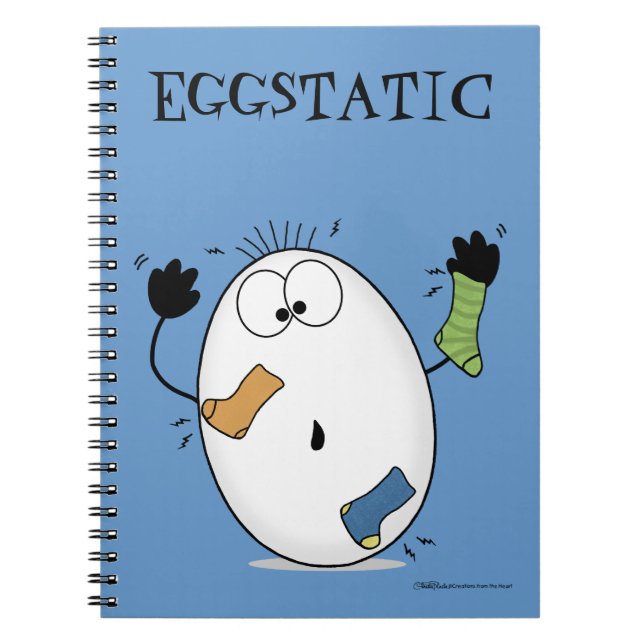 Eggstatiska ägg anteckningsbok (Framsidan)