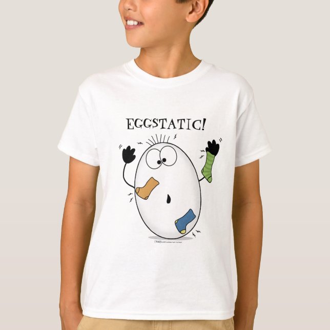 Eggstatiska ägg t-shirt (Framsida)