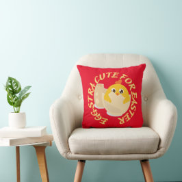 EGGSTRA CUTE FOR PÅSK lustig påsk chick-gåva Kudde
