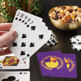 EGGSTRA CUTE FOR PÅSK lustig påsk dino-gåva Casinokort