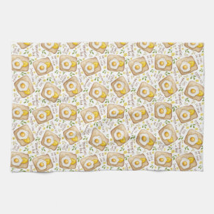 Eggstra Mysigt Snugel Nap & Toasty Breakfast-Blomm Kökshandduk