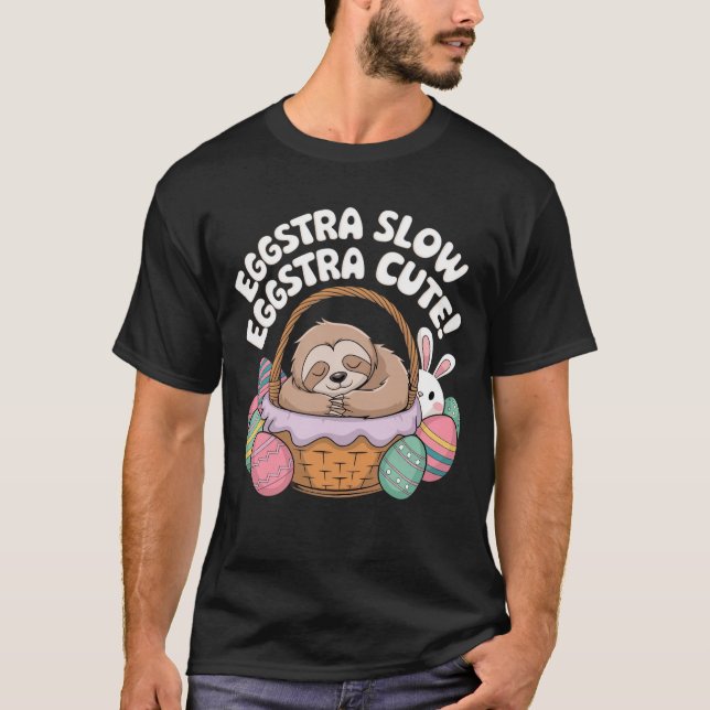 Eggstra Slow, Eggstra Cute! T Shirt (Framsida)