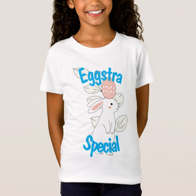 Eggstra Speciell Bunny Kids T-Shirt (Framsida)