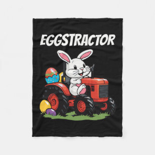 Eggstractor Funny Påsk Day Manar Women Bunny Easte Fleecefilt