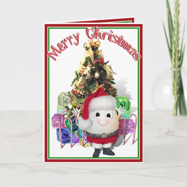 Eggstraordinär jul helgkort (Framsida)