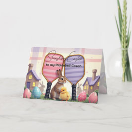 Eggstraordinary Pickleball Easter Helgkort