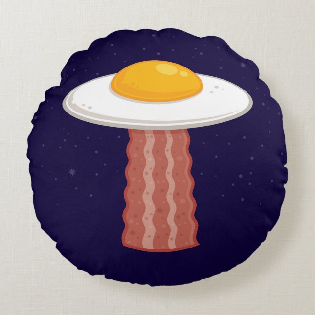 Eggstraterland Rund Kudde (Framsidan)