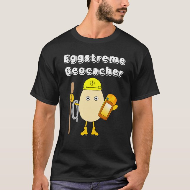Eggstreme Geocaching T Shirt (Framsida)