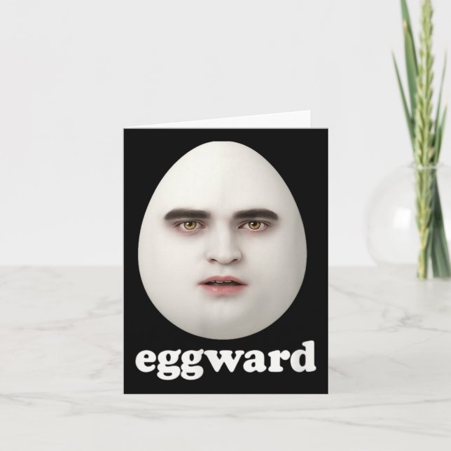 Eggward Funny Meme Kort (Framsida)
