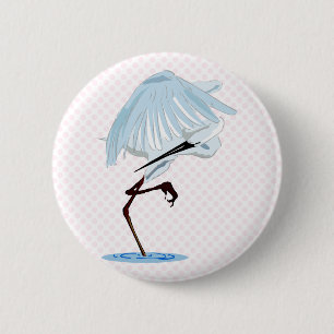 Eggy Egret Knapp
