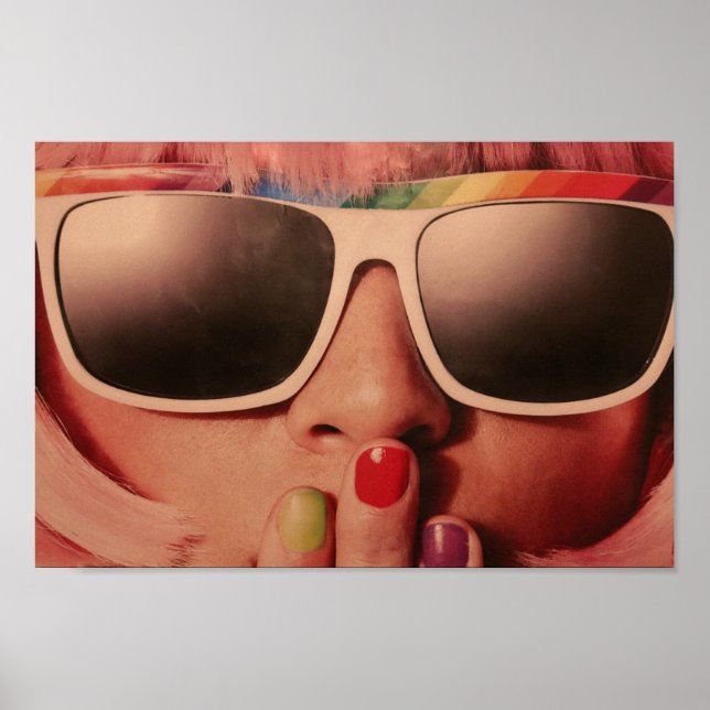 Eghty retro mode flicka poster (Framsidan)