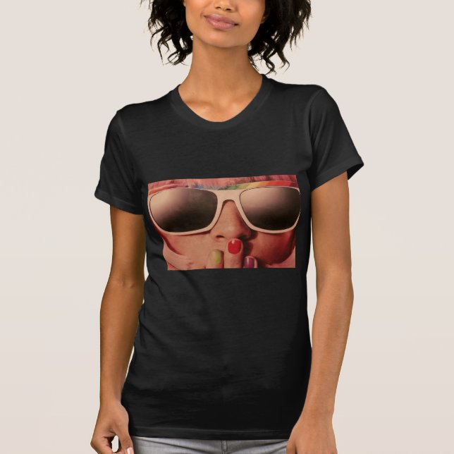 Eghty retro mode flicka t shirt (Framsida)