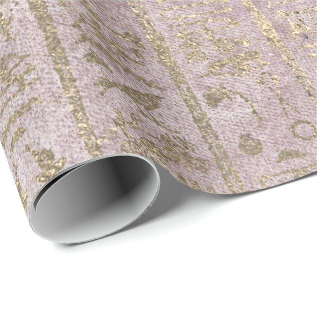 Egiptiskt skript Ro Guld Foxier Powder-Royal Presentpapper (Rullad Hörn)