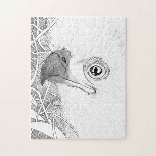 EGLE HARRIET +M HEMMA SOM HÅLLER ETT ÖGA PÅ FRAMTI PUSSEL (Vertikal)