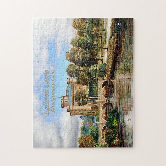 Eglinton Castle - Montgomery Scottish Klan Pussel (Vertikal)