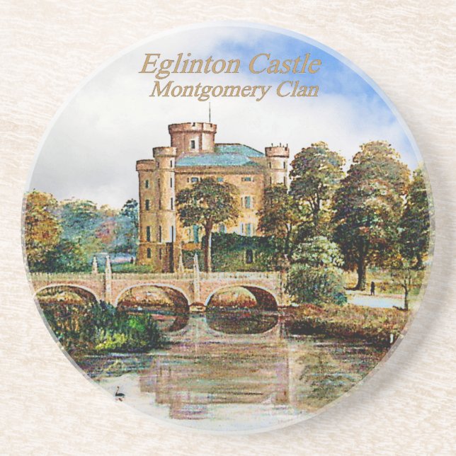 Eglinton Castle - Scottish Montgomery Klan Underlägg Sandsten (Framsidan)