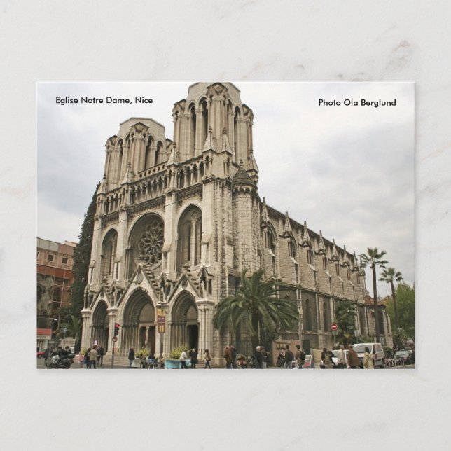 Eglise Notre Dame, Nice, Photo Ol.. Vykort (Framsida)