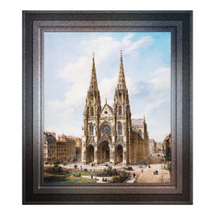 Église Sainte-Clotilde à Paris av Max Berthelin Fototryck