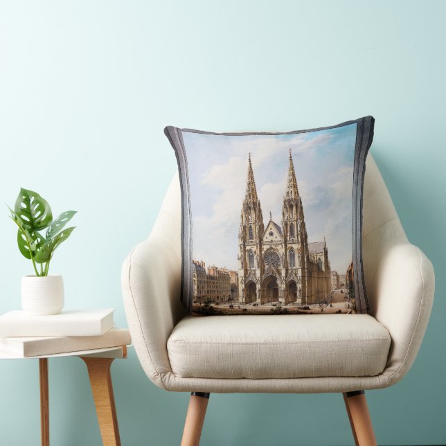 Église Sainte-Clotilde à Paris av Max Berthelin Kudde (Stol)