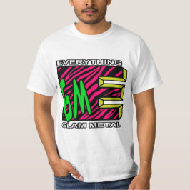 EGM Rosa Tiger Rand Logotyp T-Shirt