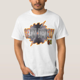EGM Sawblade Glam Pappa T-Shirt (vit)