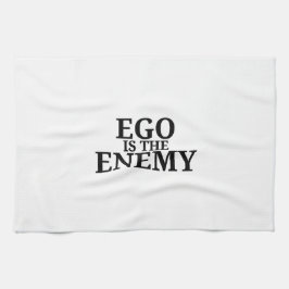 Ego är fienden Minimalistisk skrivmaskin Köket  Kökshandduk