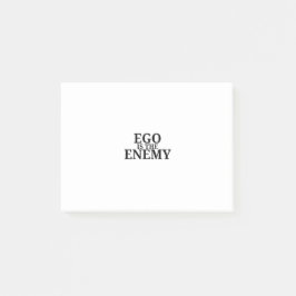 Ego är fienden Minimalistisk skrivmaskin Post-it  Block