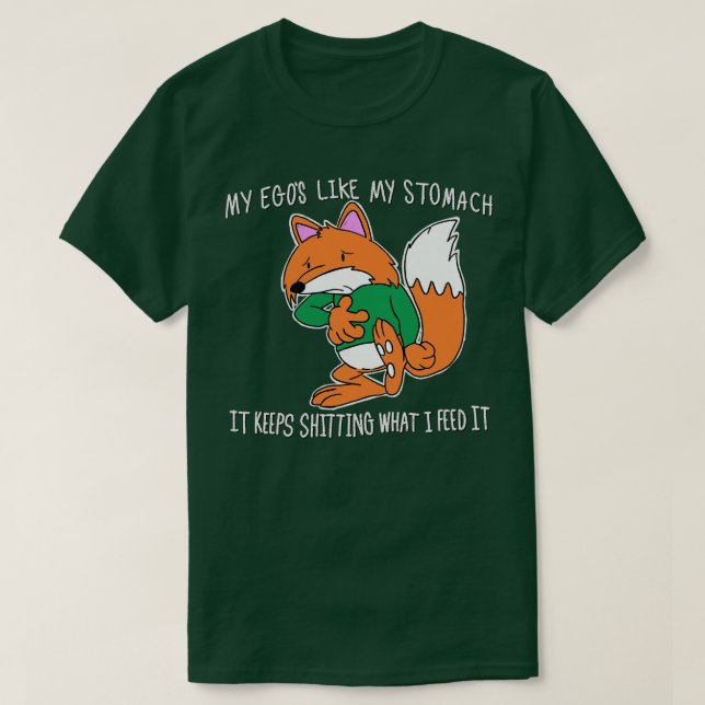 Ego Death Fox T Shirt (Design framsida)