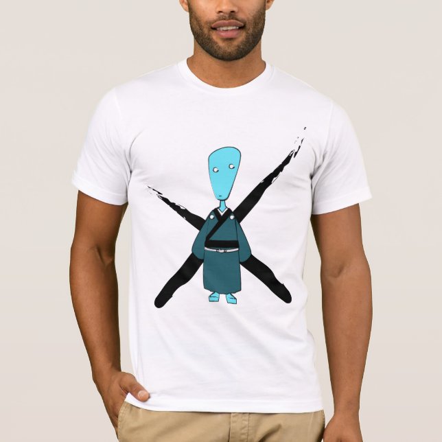 Ego i en Hakama T Shirt (Framsida)