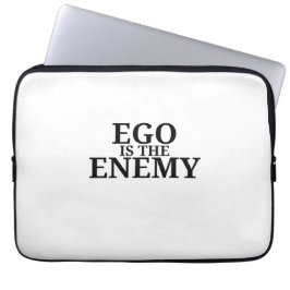 Ego Is The Enemy Minimalist Typewriter Laptop Fodral
