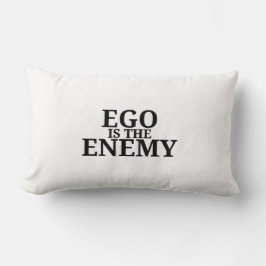 Ego Is The Enemy Minimalist Typewriter Lumbar Pill Lumbarkudde