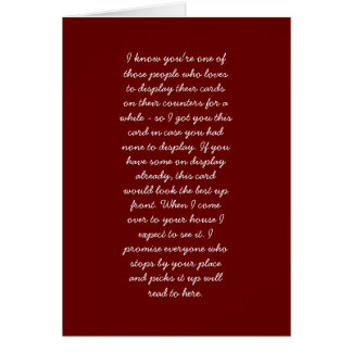 Ego-kort Hälsningskort