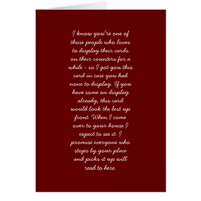 Ego-kort Hälsningskort (Framsidan)