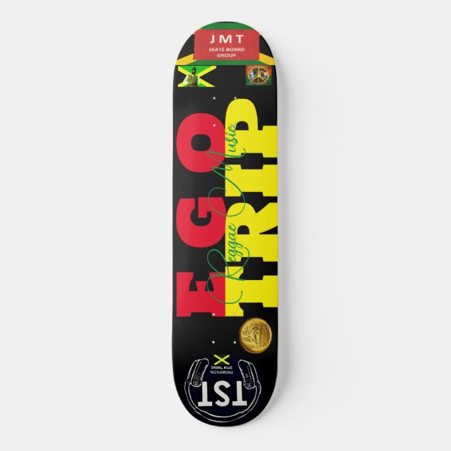 EGO RESA JMT JAMAICA 8 1/4-tums Skateboard Deck (Framsida)