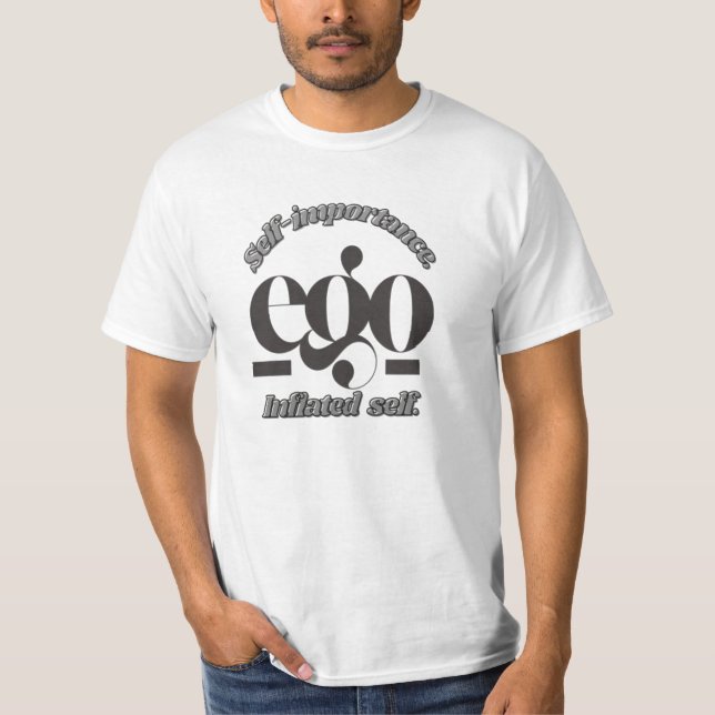 Ego Typography T Shirt (Framsida)