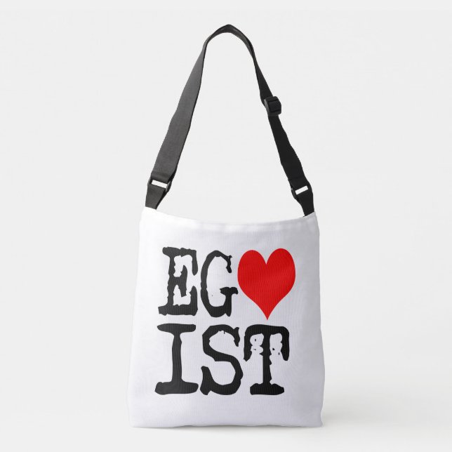 Egoist Red Heart Axelväska (Framsida)